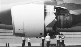 飞机引擎起火爆料视频,揭秘空中险情瞬间